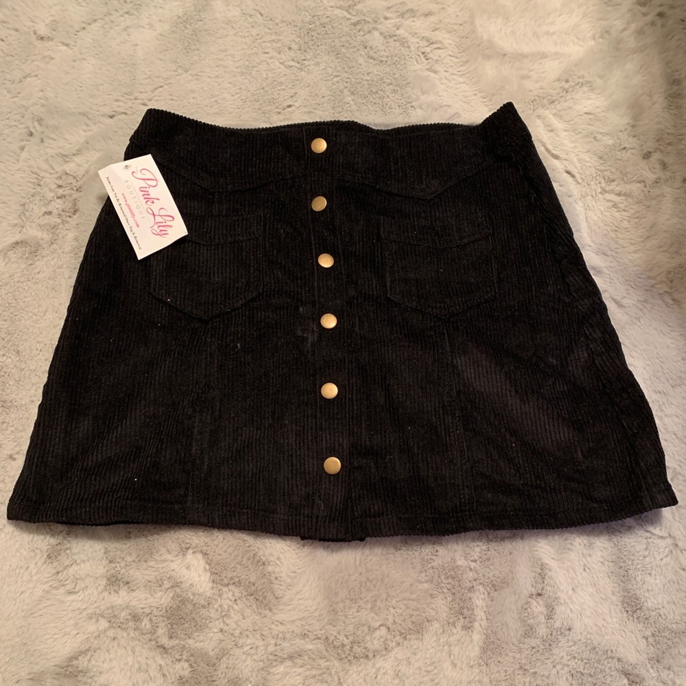 Black button up shirt